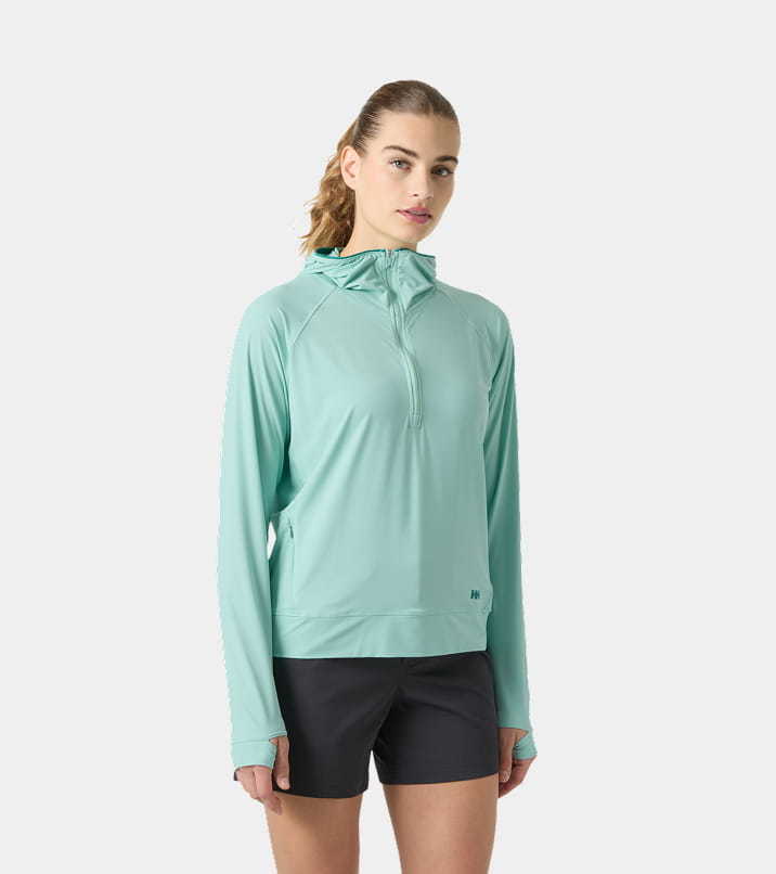Women's Shine Solen Half-Zip Sun Hoodie
