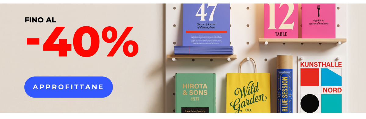 Fino al -40% sui prodotti più scelti