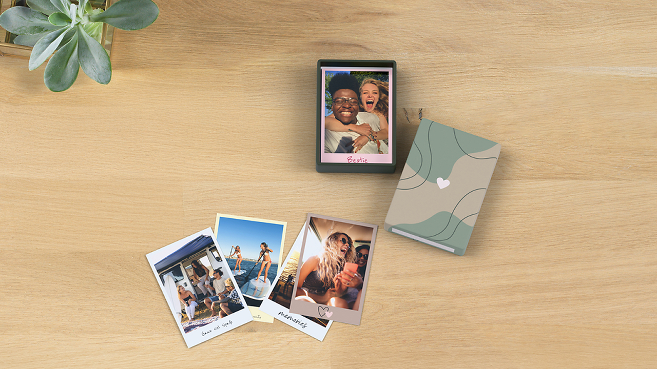 Stampa foto vintage con box foto e stampe mini