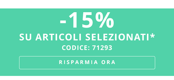 -15% su una selezione di abiti