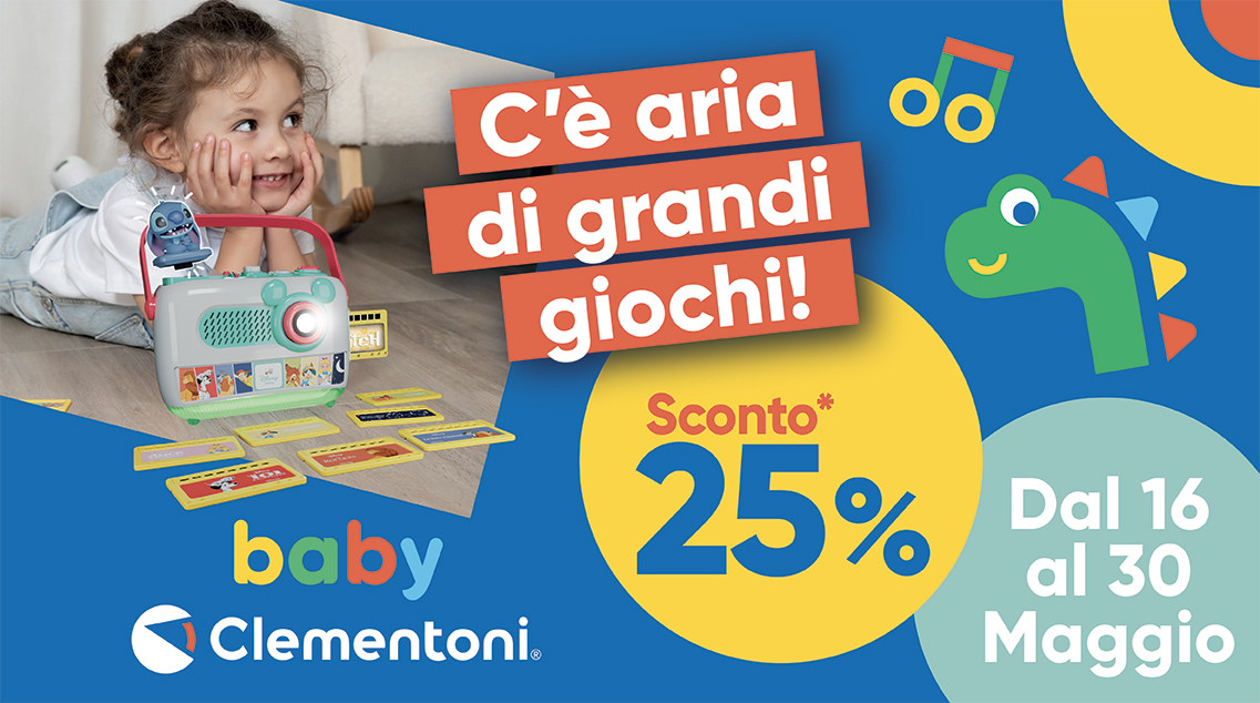 promo baby clementoni 