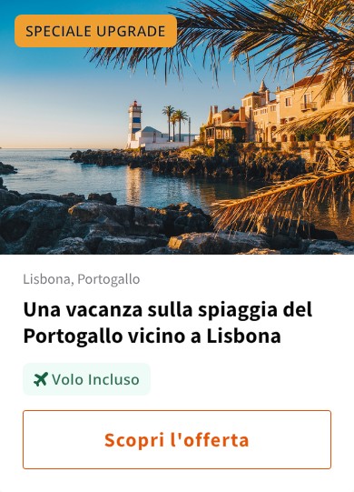 Una vacanza sulla spiaggia del Portogallo vicino a Lisbona
