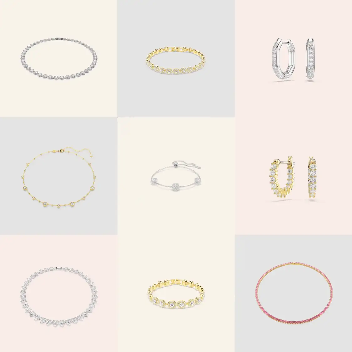 Collane e bracciali Swarovski da impreziosire con charm