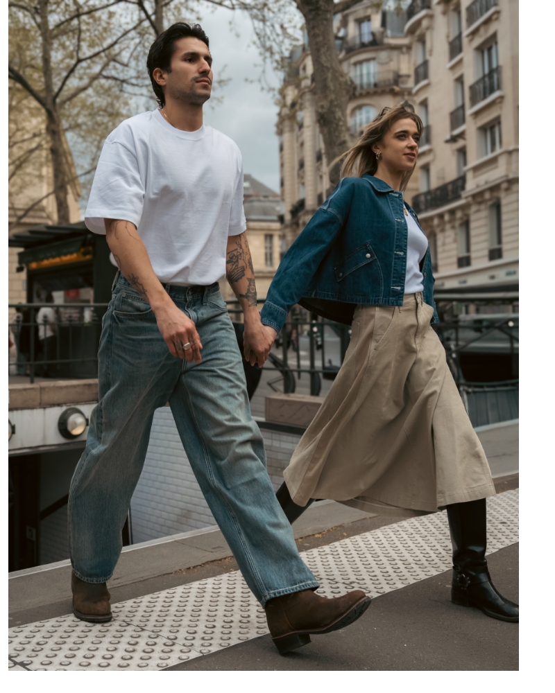 Workwear Relaxed Boxy Tee - Barrel Jean