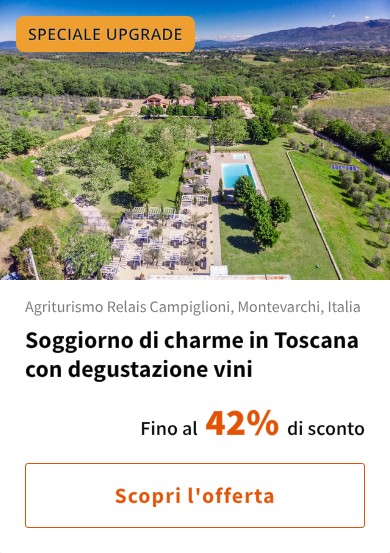 Soggiorno di charme in Toscana con degustazione vini