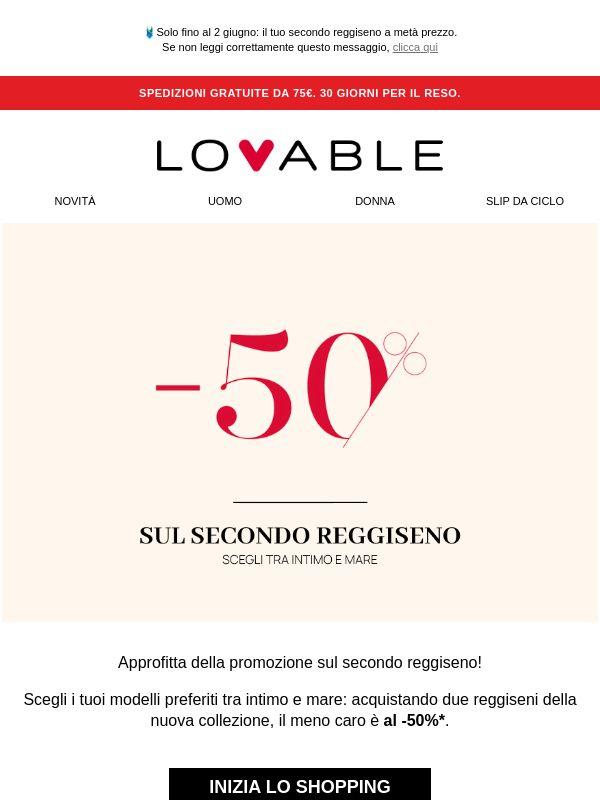 Promo reggiseni | Prendi 2 e uno è al 50% 😍