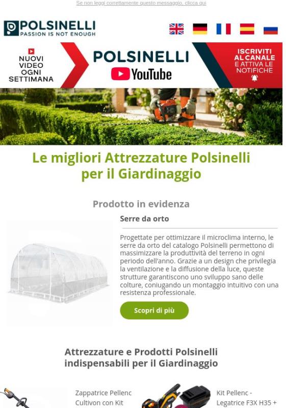 Prepara il tuo giardino alla nuova stagione con Polsinelli🌼