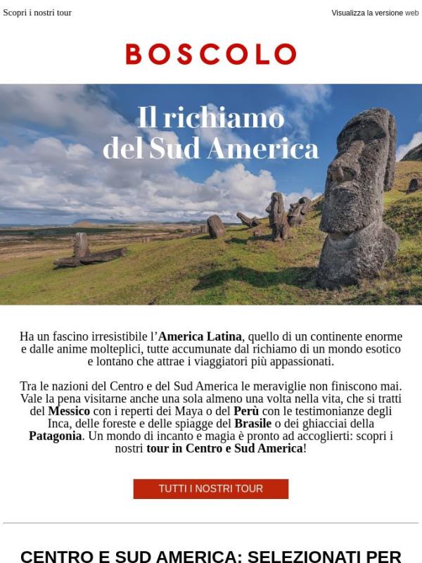Il richiamo del Sud America: viaggia in un continente da sogno