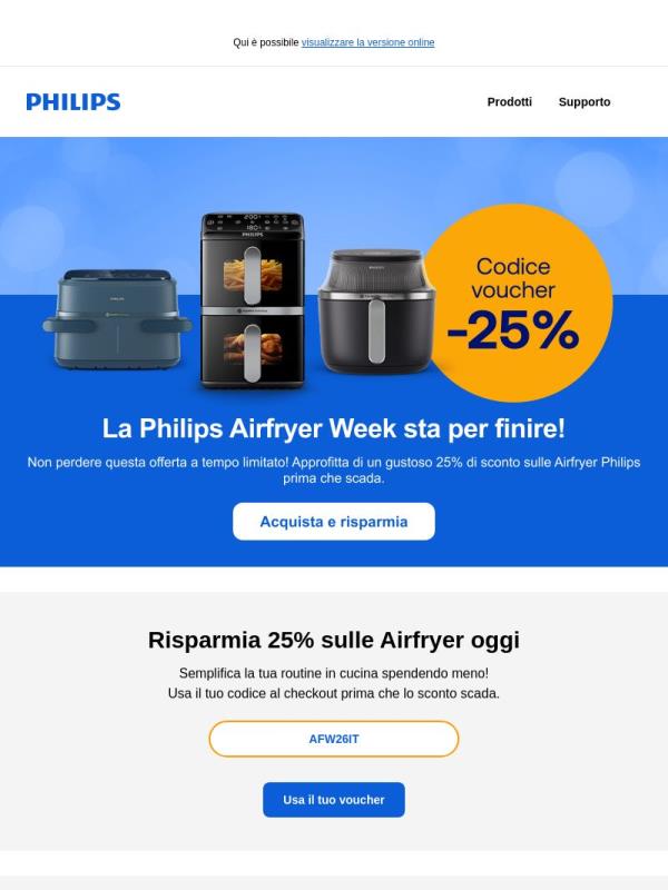 ⌛ Ultima occasione: 25% di sconto termina presto!