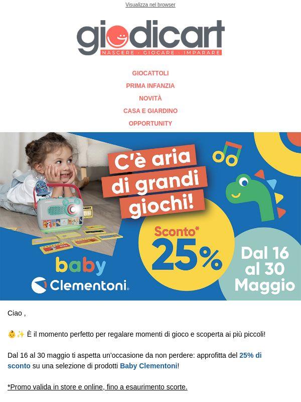 ✨ -25% su Baby Clementoni