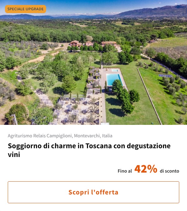 Soggiorno di charme in Toscana con degustazione vini