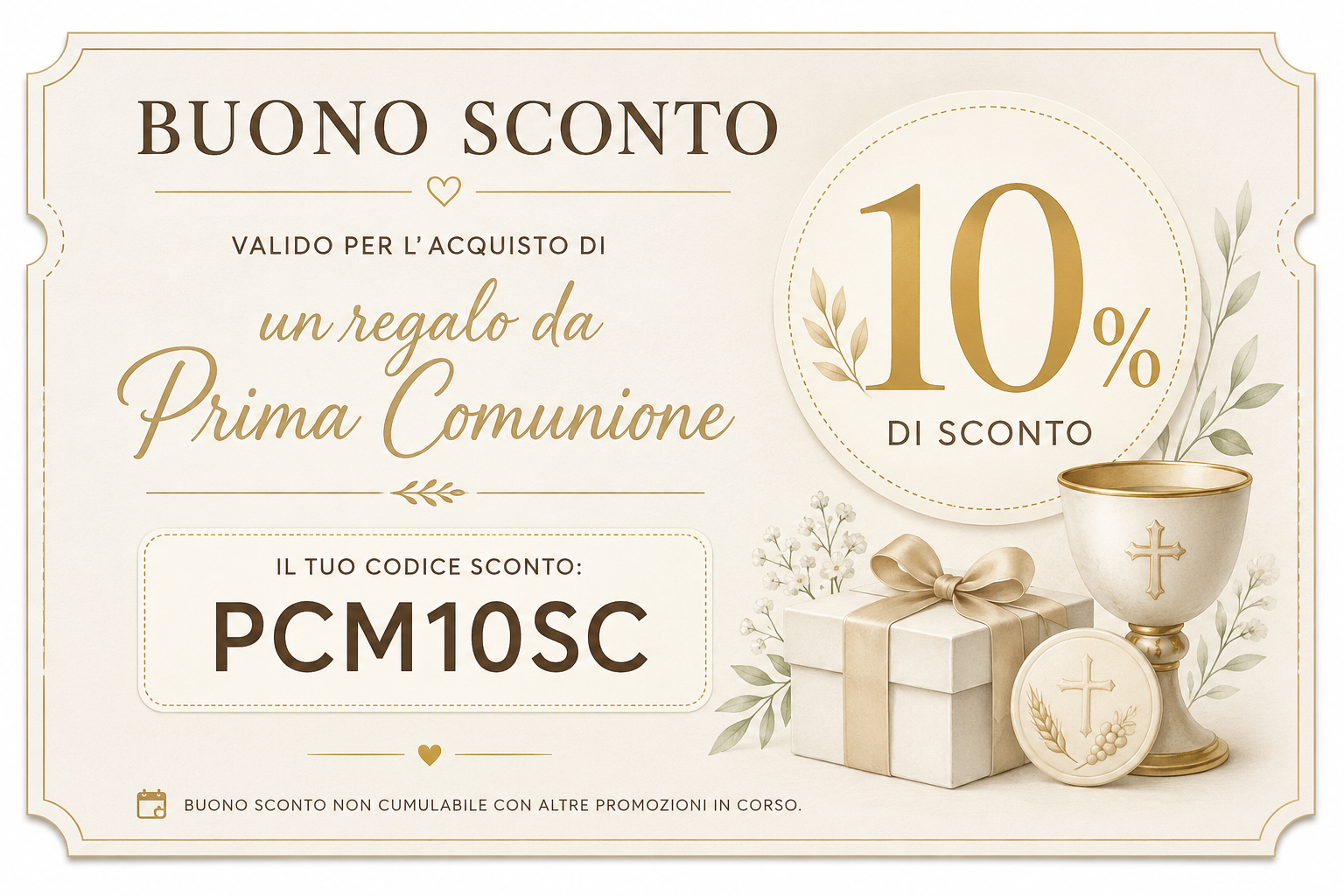 buono sconto PCM10SC