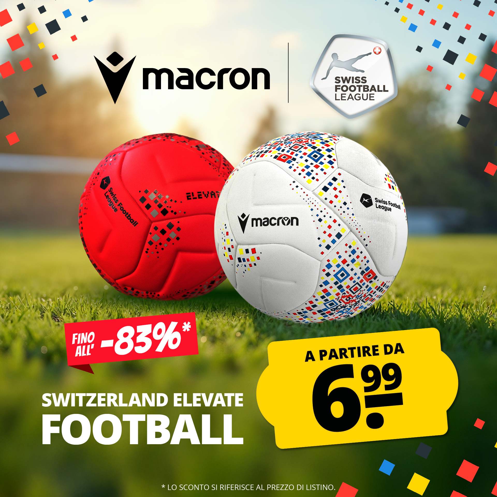 svizzera sfl elevate macron pallone da calcio