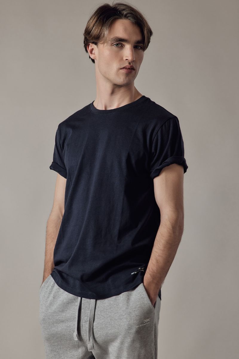 T-Shirt Girocollo Blu