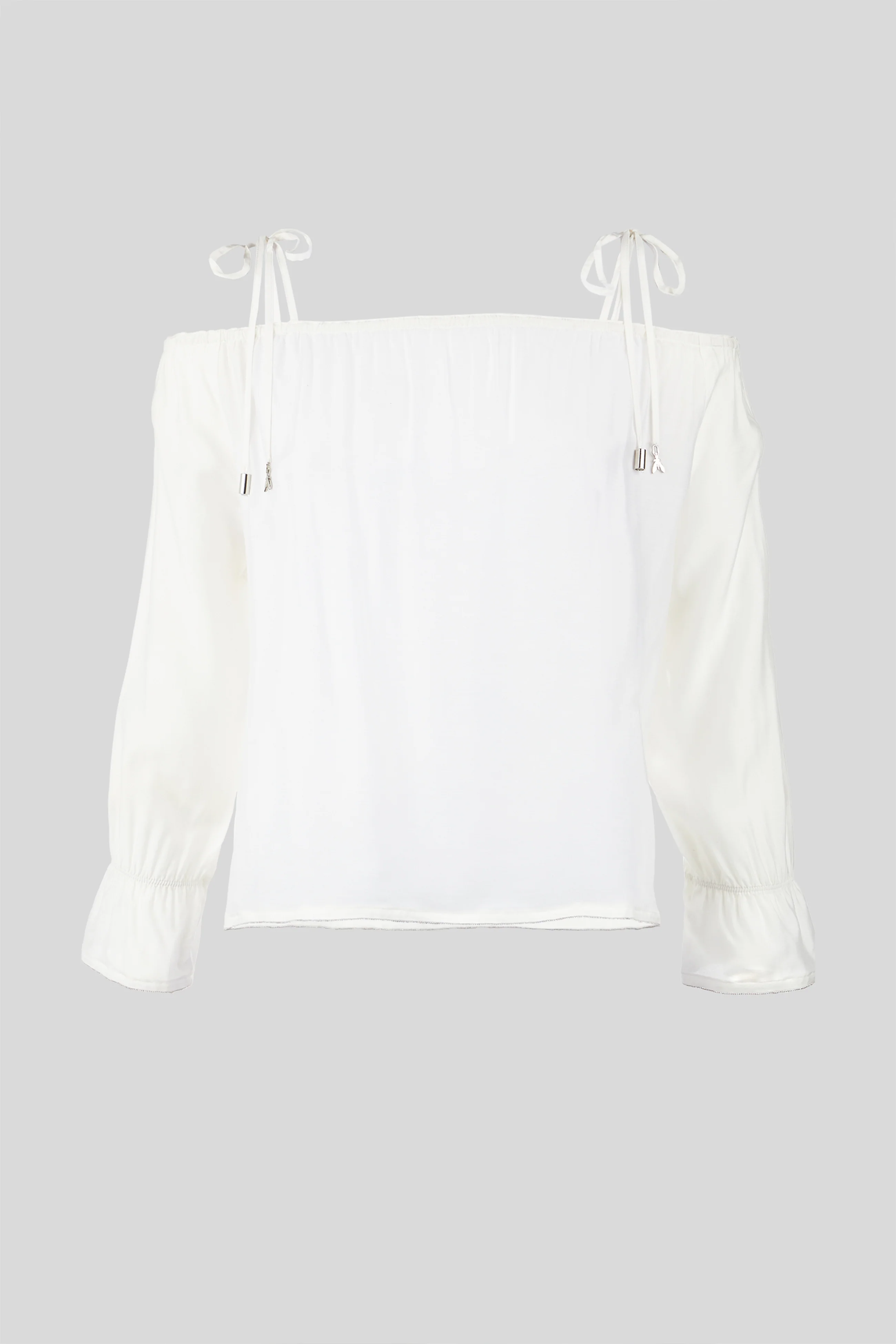 Image of PATRIZIA PEPE T-shirt Arricciata Bianca