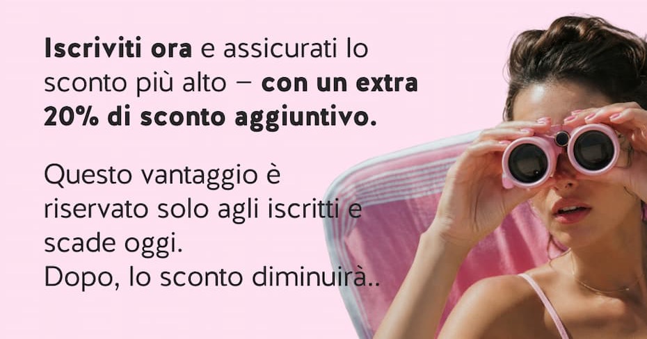 RISPARMIA IL 20% SU TUTTO