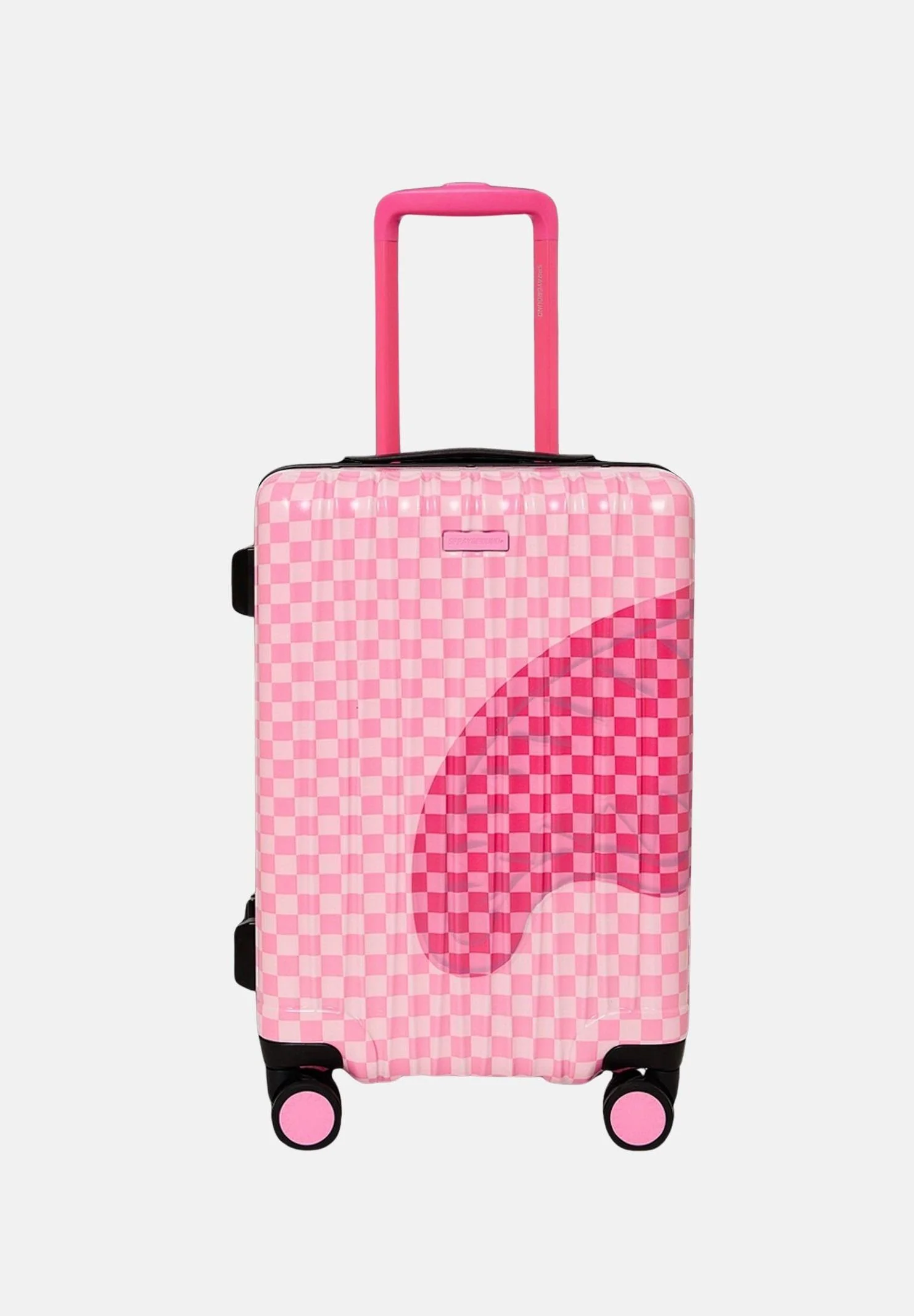 Image of SPRAYGROUND Trolley Pink Sip Patch Carry-On Luggage rosa da donna