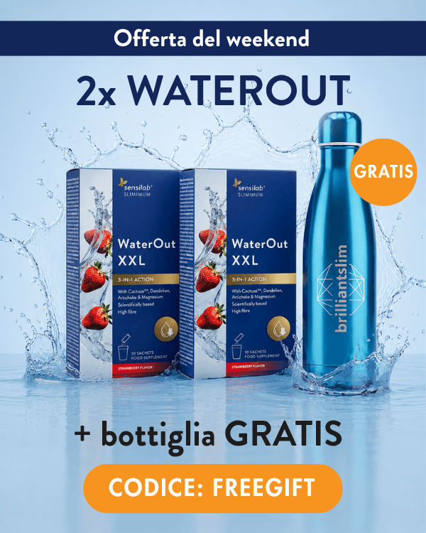WaterOut 1+1 & bottiglia GRATIS