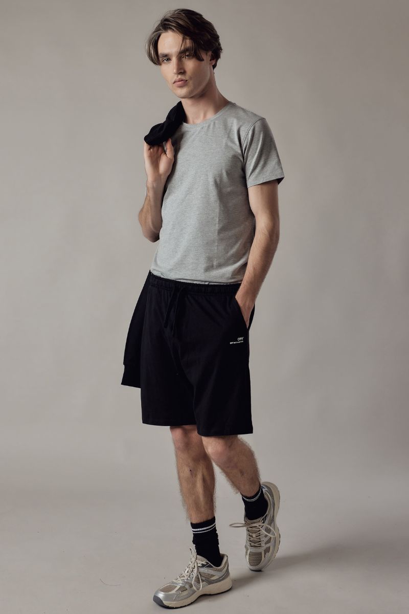 Pantaloncino in Jersey Nero