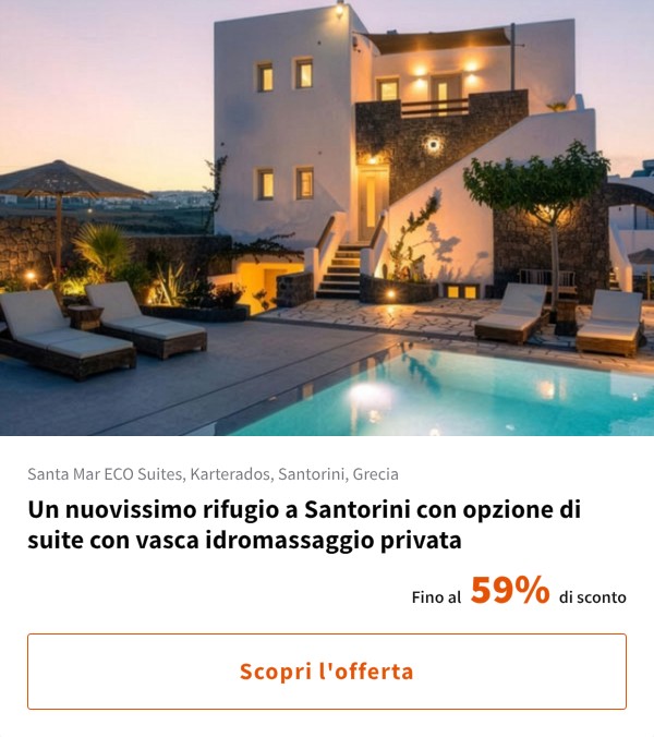 Un nuovissimo rifugio a Santorini con opzione di suite con vasca idromassaggio privata