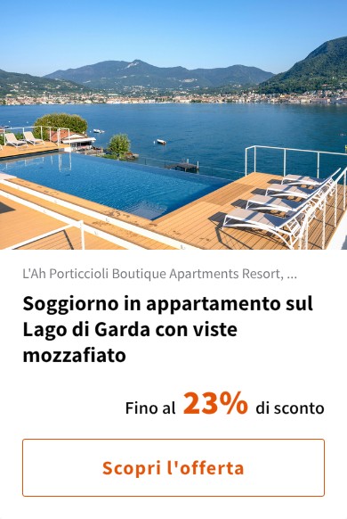 Soggiorno in appartamento sul Lago di Garda con viste mozzafiato