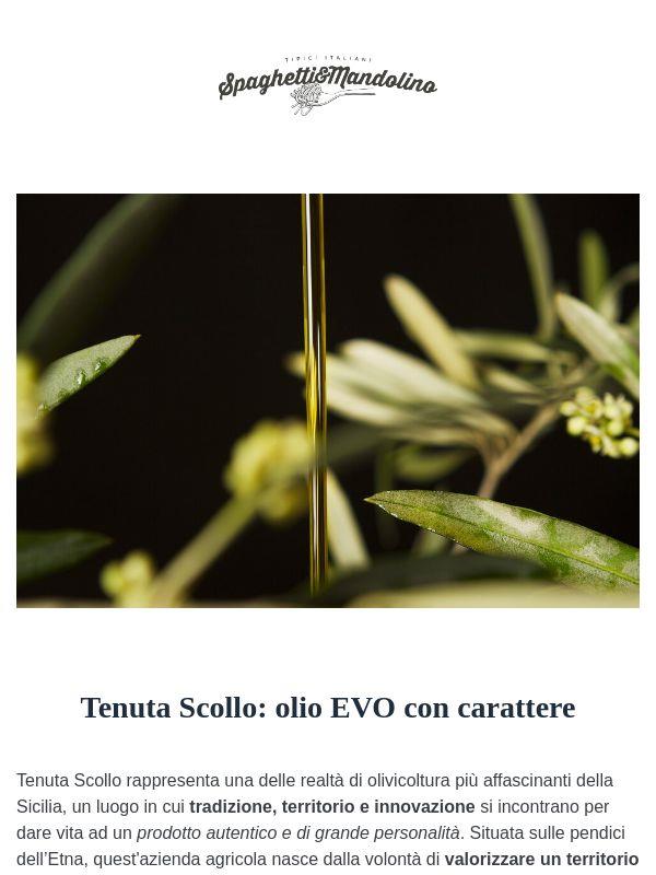 Tenuta Scollo: olio EVO con carattere