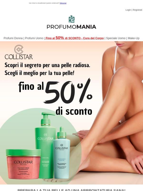 ☀️Prepara la Pelle per una Abbronzatura Perfetta! DAL 30 AL 50%