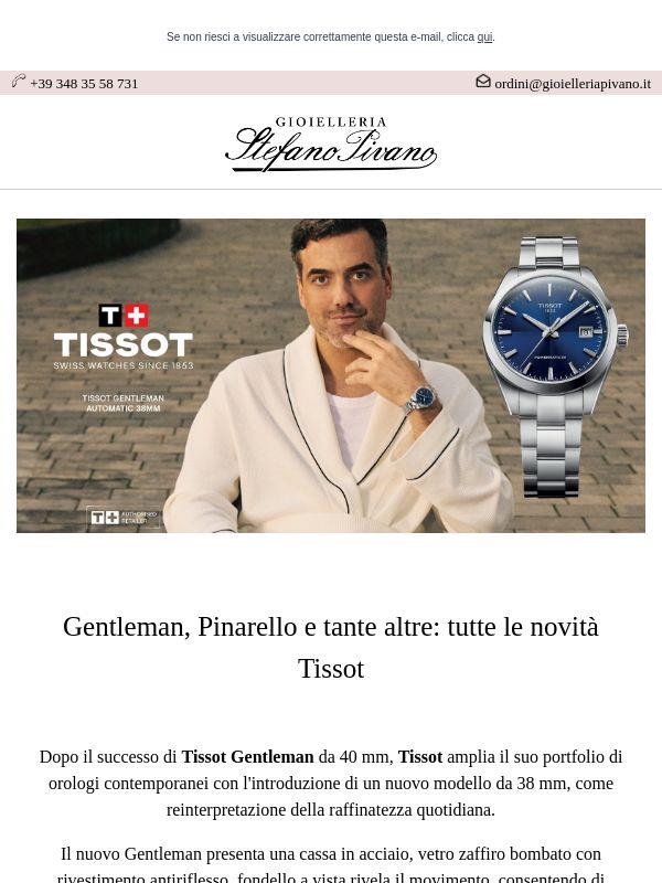 Novità Tissot: Gentleman, Pinarello e tante altre 🚴🏻‍♂️