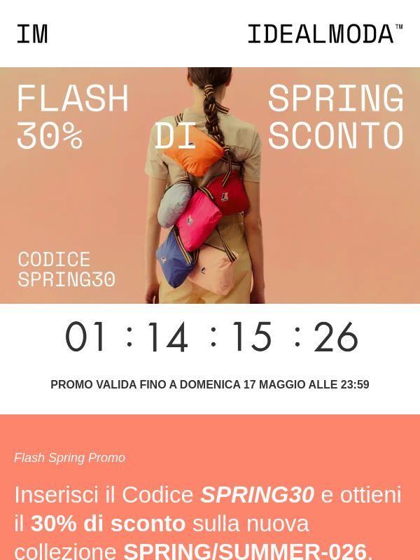 Flash Spring Promo: -30% sulla SS/026.