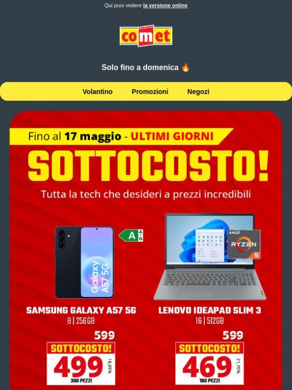 SOTTOCOSTO | Termina Domenica🔥