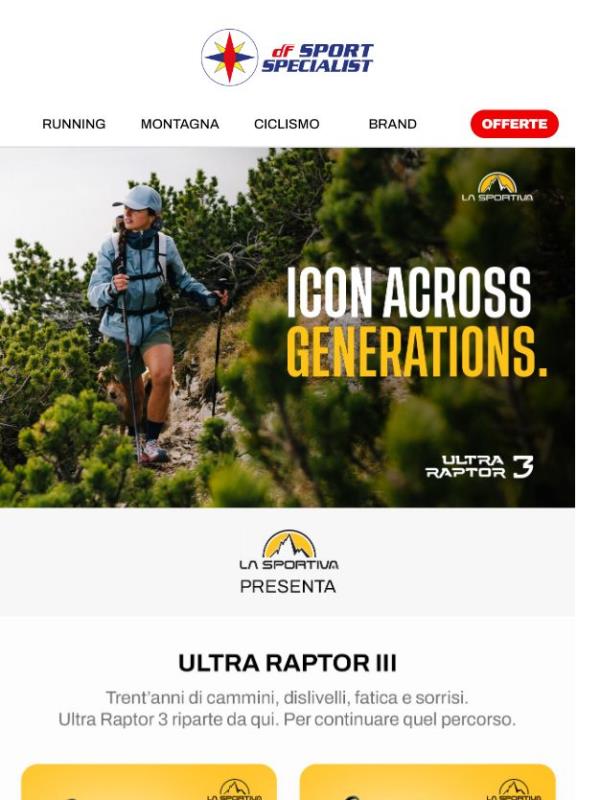 Scopri Ultra Raptor III 🏔️