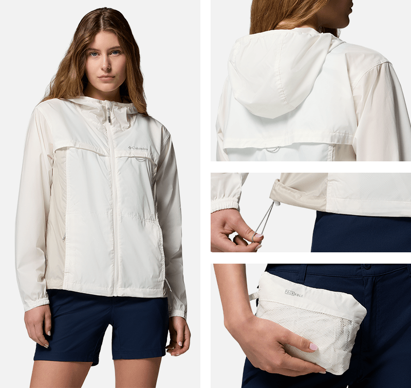 Giacca a vento con cappuccio Crested Canyon™ da donna