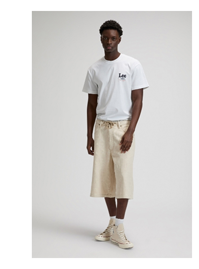Loose Drawstring Jort