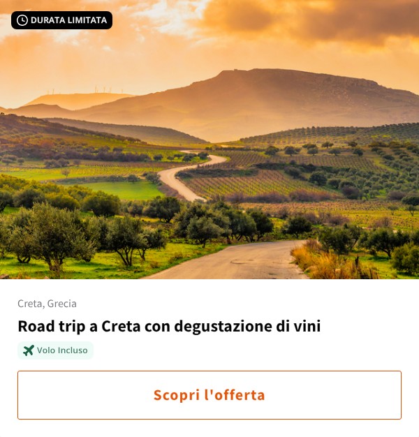 Road trip a Creta con degustazione di vini