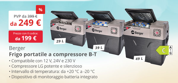 Frigo portatile a compressore Berger B-T