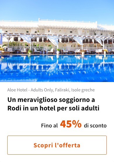 Un meraviglioso soggiorno a Rodi in un hotel per soli adulti
