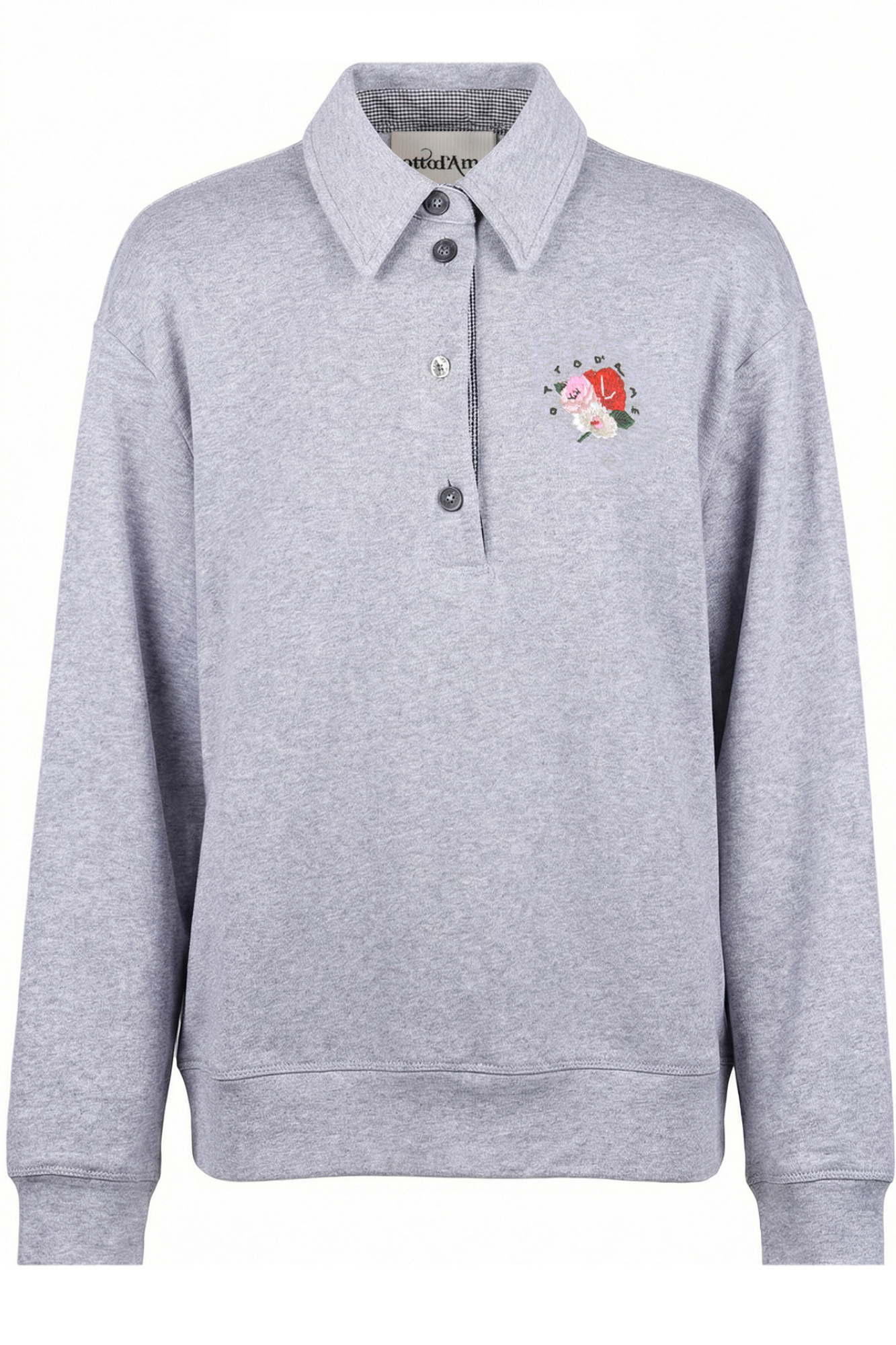 Ottod'ame - Felpa - 470777 - Grigio - XS / Grigio