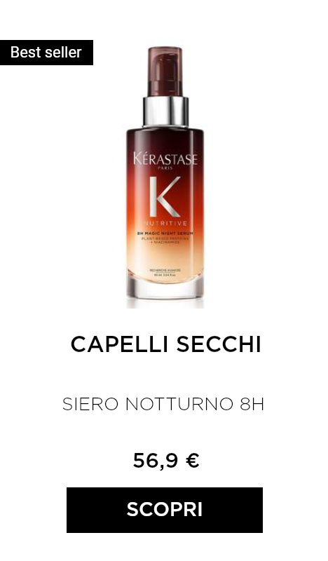 Prodotto presentato in base alle preferenze dell'utente, in alternativa, viene mostrato un bestseller.