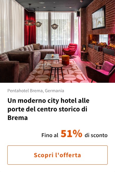 Un moderno city hotel alle porte del centro storico di Brema
