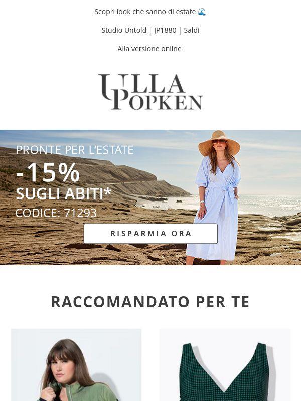 Solo per oggi: -15% su abiti selezionati 💛