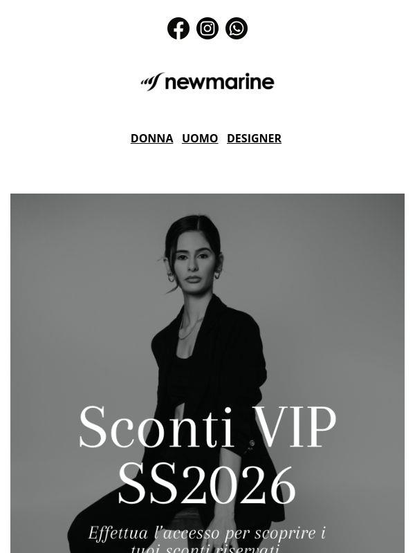 Sconti VIP - Scopri lo sconto riservato
