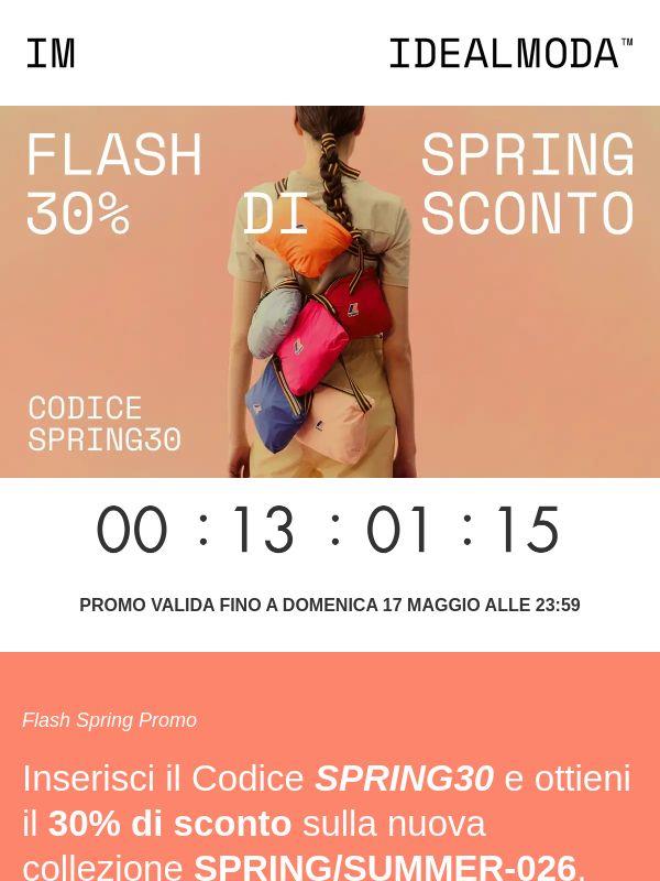 Flash Spring Promo: -30% sulla SS/026.