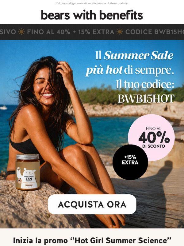 È arrivato il Summer Sale più hot di sempre🔥