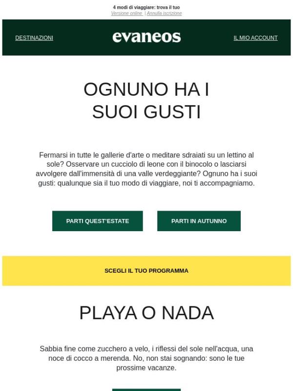 Spiaggia, safari, cultura o natura?