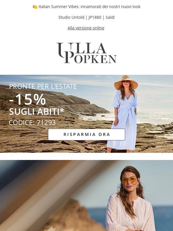 Risparmia il 15% sul tuo nuovo abito per l'estate ✨