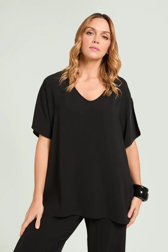 BLUSA IN TESSUTO FLUIDO SILKY TOUCH