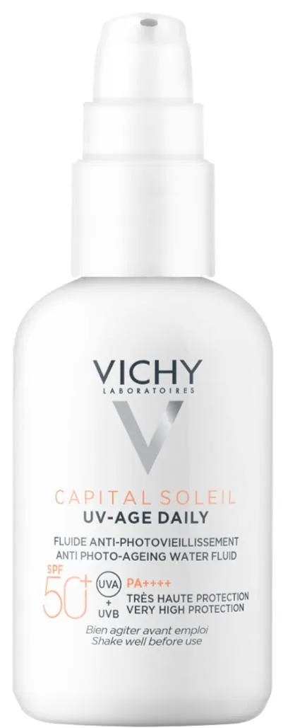 Vichy Capital Soleil Uv Age Daily Fluido Viso Anti Fotoinvecchiamento Spf50+ 40ml