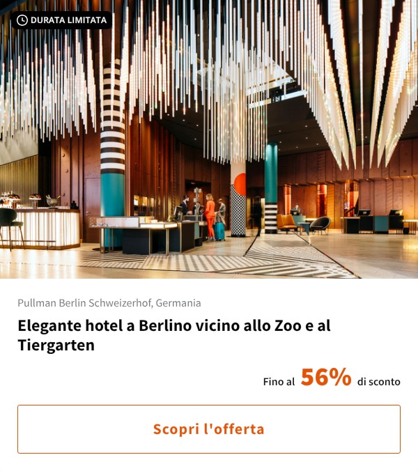 Elegante hotel a Berlino vicino allo Zoo e al Tiergarten