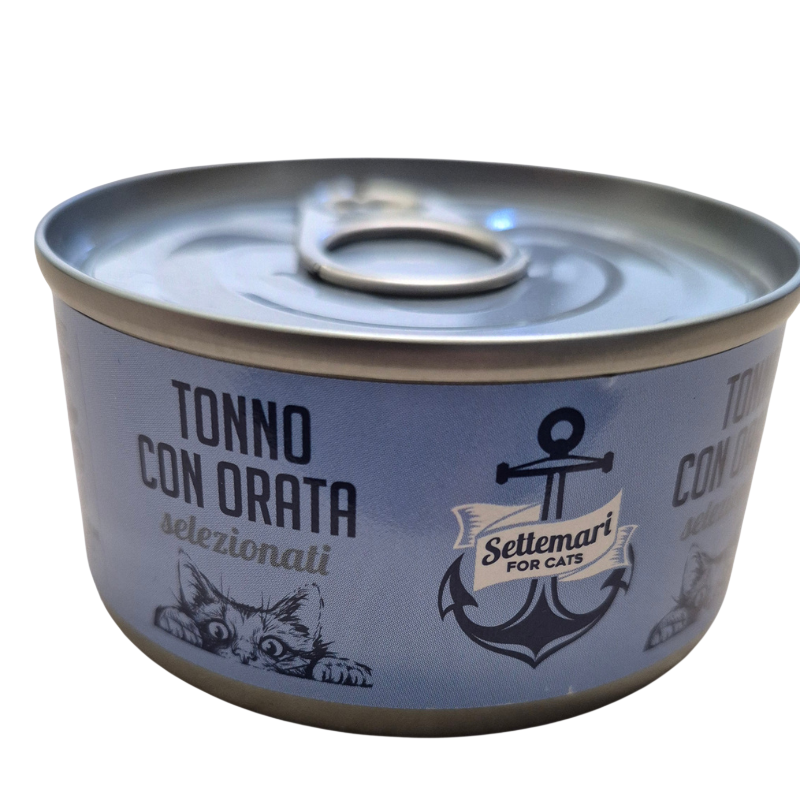 Settemari Tonno e Orata per Gatti - 85 g, Singola