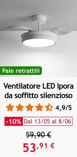 Ventilatore LED 53,91 &euro;